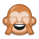 🙈 Emoji Mono Con Los Ojos Tapados en LG G3.