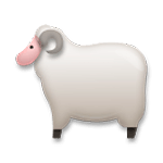 Émoji 🐑 Mouton sur LG G3.
