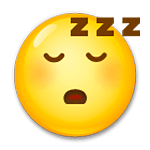 😴 Emoji Cara Durmiendo en LG G3.