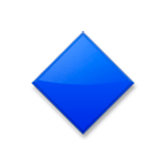 🔹 Emoji Losango Azul Pequeno na LG G3.