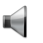 Emoji 🔈 Altoparlante A Volume Basso su LG G3.