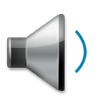 🔉 Emoji Alto-falante Com Volume Médio na LG G3.