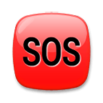 Emoji 🆘 Pulsante SOS su LG G3.