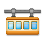🚟 Emoji Ferrocarril De Suspensión en LG G3.