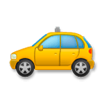 Emoji 🚕 Taxi su LG G3.