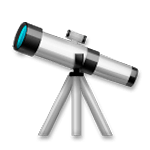 Emoji 🔭 Telescopio su LG G3.