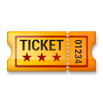 Emoji 🎫 Biglietto su LG G3.