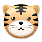 🐯 Emoji Cara De Tigre en LG G3.