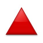 🔺 Emoji rotes Dreieck mit der Spitze nach oben LG G3.