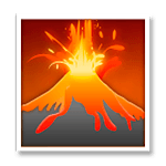 🌋 Emoji Volcán en LG G3.