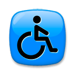 Émoji ♿ Symbole Accès Handicapés sur LG G3.