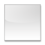 ⬜ Emoji Quadrado Branco Grande na LG G3.