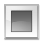 🔳 Emoji weiße quadratische Schaltfläche LG G3.