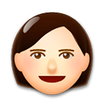 👩 Emoji Mujer en LG G3.