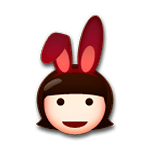 👯 Emoji Personas Con Orejas De Conejo en LG G3.