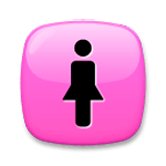 Emoji 🚺 Simbolo Del Bagno Delle Donne su LG G3.