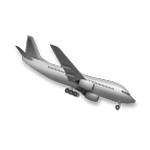Émoji 🛬 Avion à L’atterrissage sur LG G4.