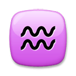 ♒ Emoji Signo De Aquário na LG G4.