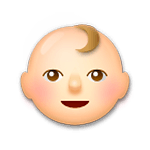 Emoji 👶 Neonato su LG G4.