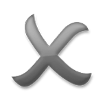 Emoji 🗴 Votazione: segno X su LG G4.