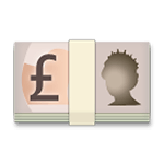 Emoji 💷 Banconota Sterlina su LG G4.