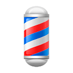 Emoji 💈 Barbiere su LG G4.