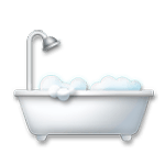 🛁 Emoji Bañera en LG G4.