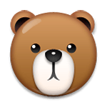 🐻 Emoji Rosto De Urso na LG G4.