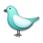 Emoji 🐦 Uccello su LG G4.