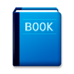 📘 Emoji Libro Azul en LG G4.