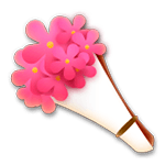 Émoji 💐 Bouquet sur LG G4.