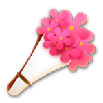 Emoji 🎕 Mazzo di fiori su LG G4.