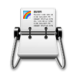Emoji 📇 Schedario su LG G4.