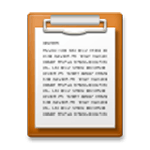 Émoji 📋 Porte-bloc sur LG G4.