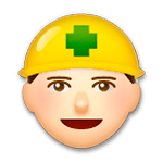 👷 Emoji Trabalhador De Construção Civil na LG G4.
