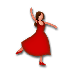 💃 Emoji Mujer Bailando en LG G4.