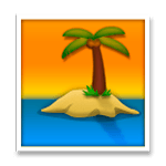 Emoji 🏝️ Isola Deserta su LG G4.
