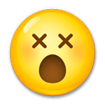 😵 Emoji benommenes Gesicht LG G4.