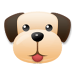 Emoji 🐶 Muso Di Cane su LG G4.