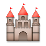 🏰 Emoji Castelo na LG G4.