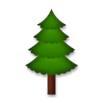 🌲 Emoji árbol De Hoja Perenne en LG G4.