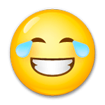 😂 Emoji Cara Llorando De Risa en LG G4.