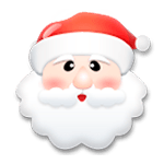 🎅 Emoji Papá Noel en LG G4.