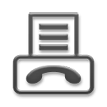 🖷 Emoji Icono de fax en LG G4.