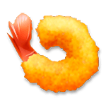 Emoji 🍤 Gambero Fritto su LG G4.