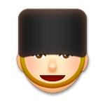 💂 Emoji Guarda na LG G4.