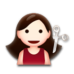 Émoji 💇 Personne Qui Se Fait Couper Les Cheveux sur LG G4.