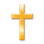 Emoji 🕇 Croce latina pesante su LG G4.