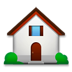 Emoji 🏡 Casa Con Giardino su LG G4.