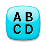Emoji 🔠 Pulsante Con Lettere Latine Maiuscole su LG G4.